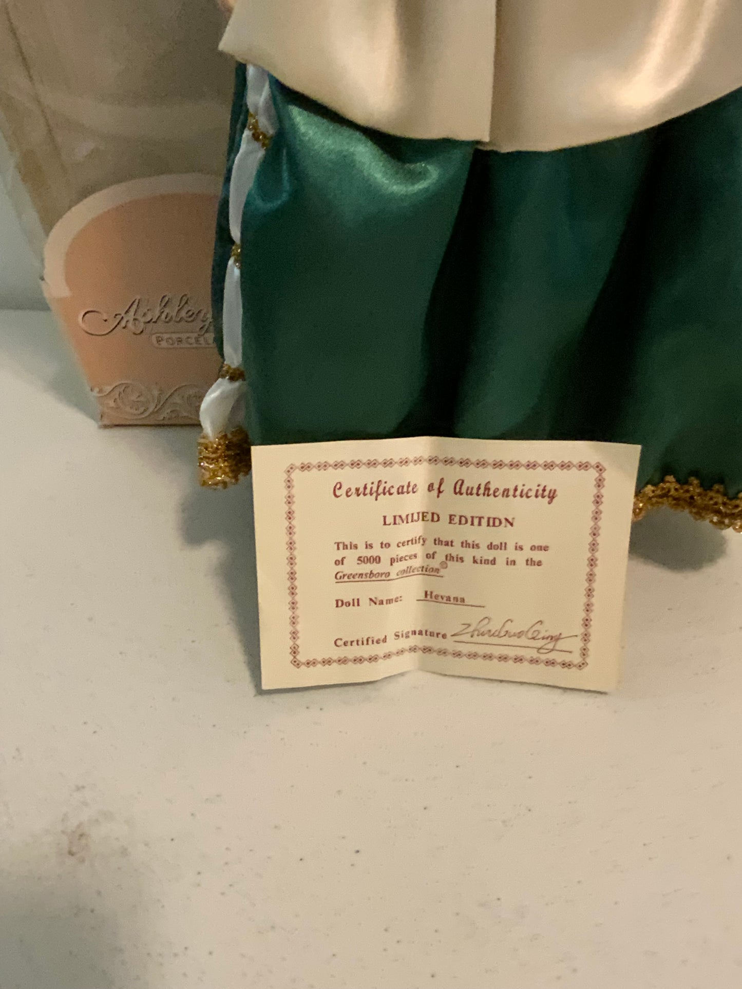 Ashley Belle Porcelain Keepsake