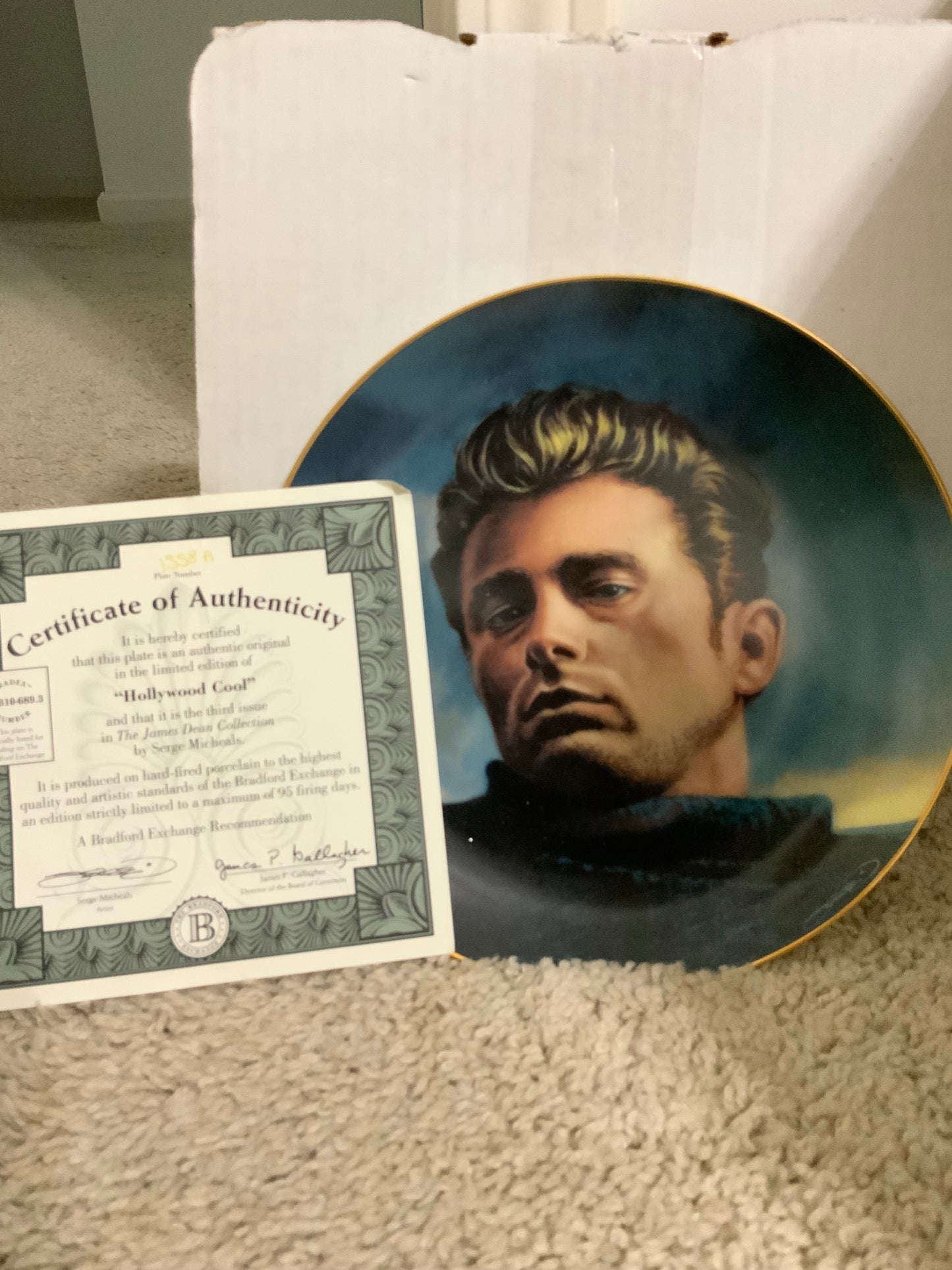 James Dean Collector’s Plate